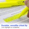 BAZIC Pen Style Fluorescent Highlighter Yellow w/ Pocket Clip (5/Pk)